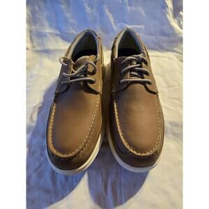 Man's Boat Shoes Dockers Beacon Boat Shoe Dark Tan 13M